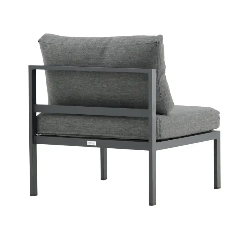 Copacabana Middle Part - Black Alu / Grey Cushion Black Alu / Grey Cushion