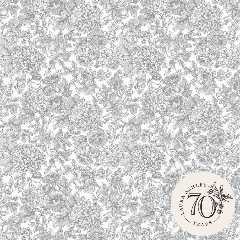 Tapet Laura Ashley Louise Slate Grå 119859