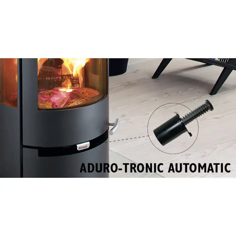 Braskamin Aduro 9.7 Fristående med Sidoglas 9kW