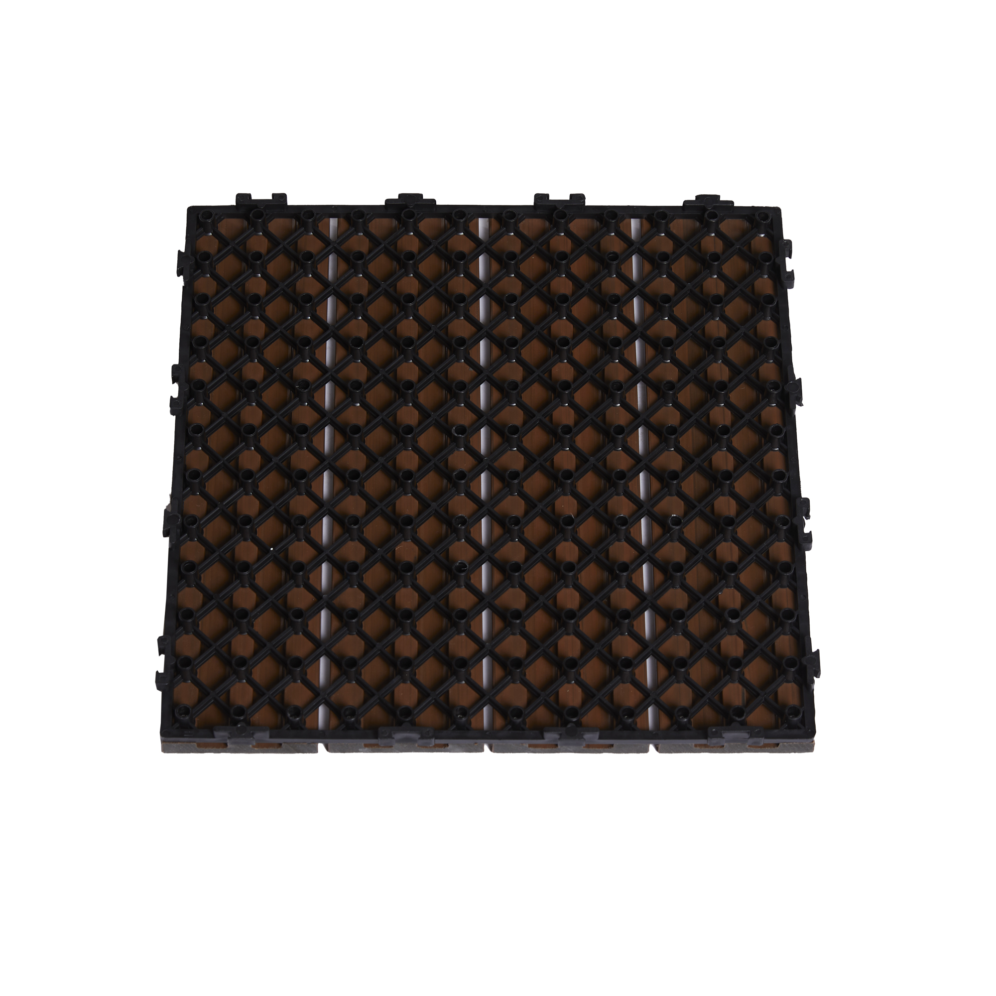 Terrassplatta Hortus Komposit 30X30 cm Teak 4-Pack