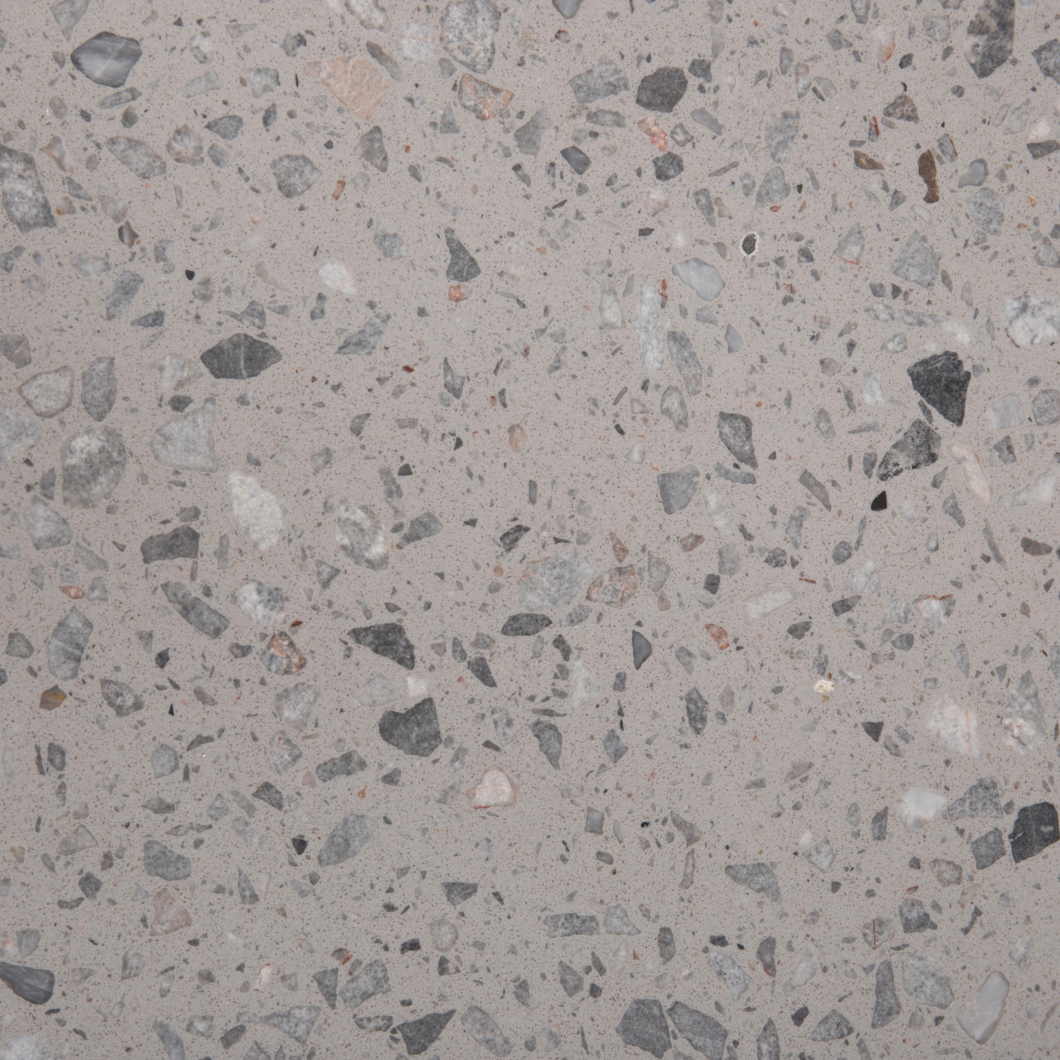 Matgrupp Venture Home Roxanna med 4 Cornelia Stolar Grå Terazzo