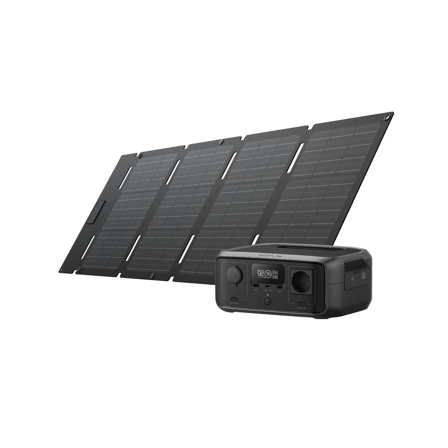 Solcellspanel EcoFlow Portabel med Ställbart Skyddsfodral