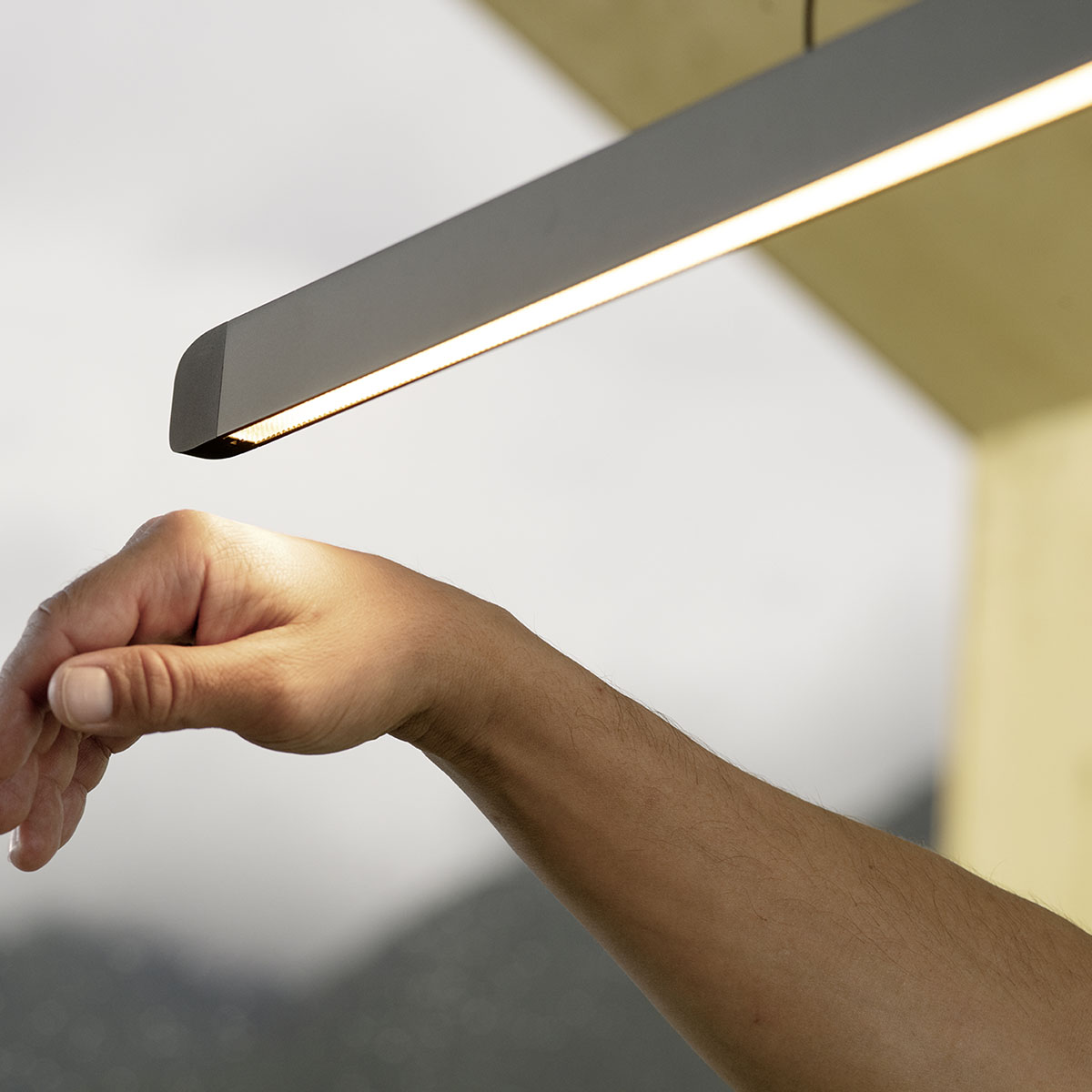 Taklampa BORA Horizon Rörlig