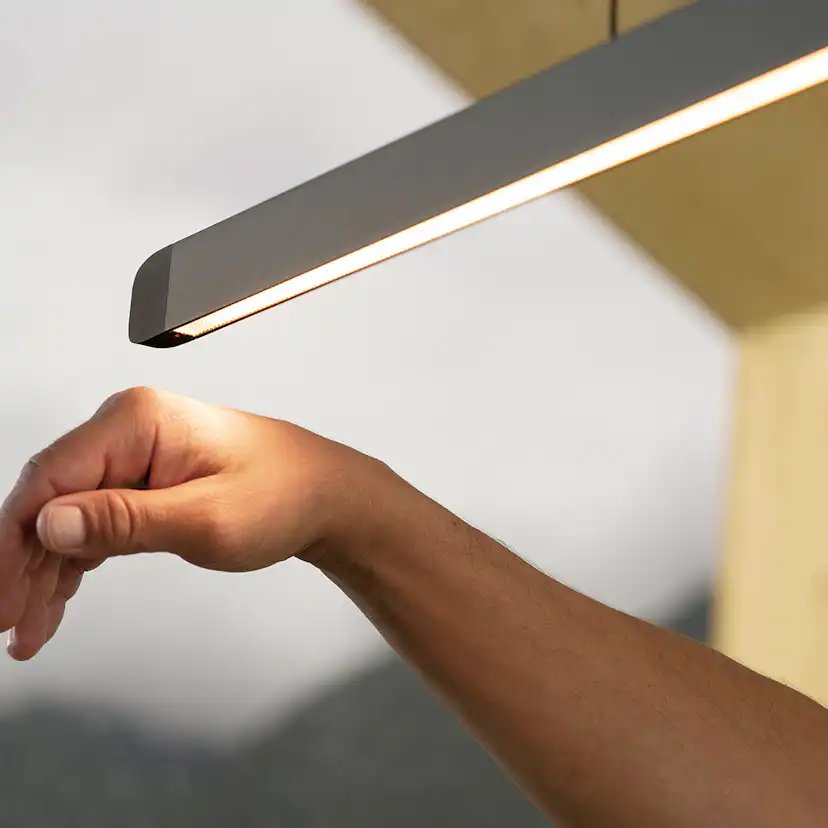 Taklampa BORA Horizon Rörlig