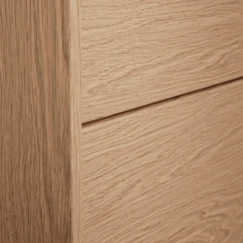 Kommod Terra Solid 120 D, Natural Oak, 6 Lådor Färg: Natural Oak, Bredd: 1200 mm