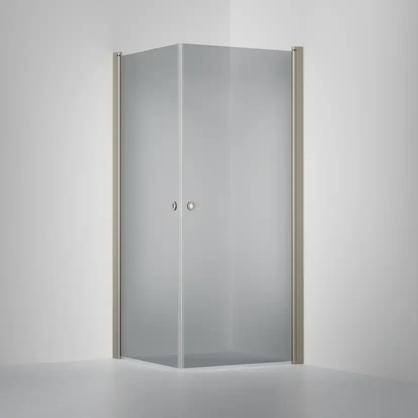 Duschvägg Linc Angel 700x700 mm, Gråtonat Glas, Stone