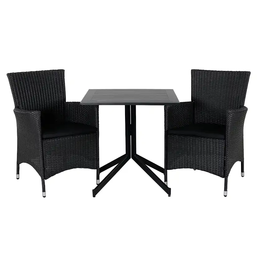 Cafégrupp Venture Home Wella med 2 Kew Matstolar