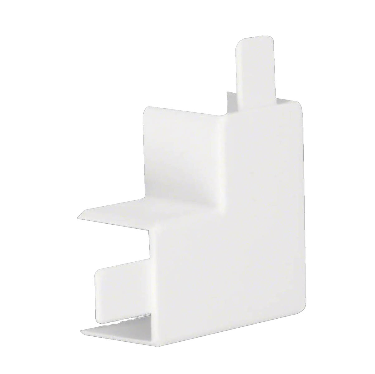 L-Vinkel till Matarkanal Hager LF/LFH 30 x 30 mm Halogenfri Vit RAL 9016