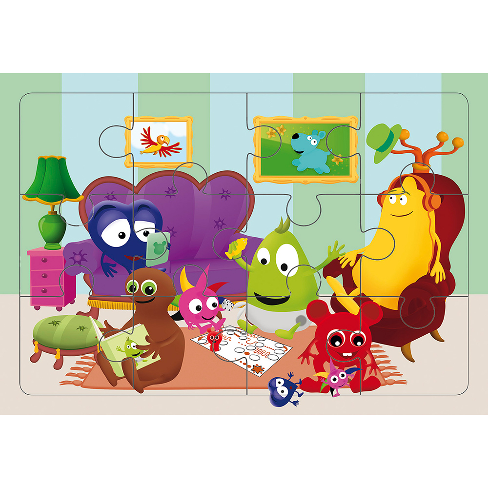 Pussel Teddykompaniet Babblarna 12-bitar Vardagsrum