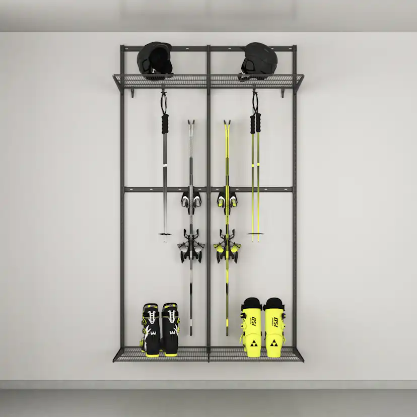 Hobbyförvaring Elfa Ready Solution 2 Garage+ B: 1248 mm med Täcklist