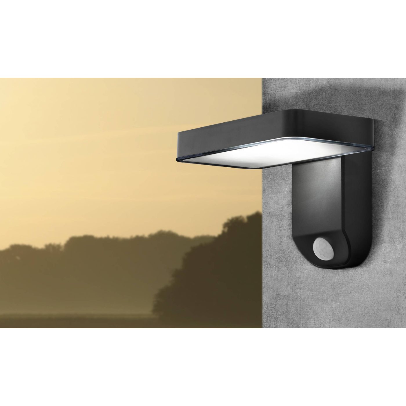 Vägglampa Utebelysning Eglo Pation med Sensor