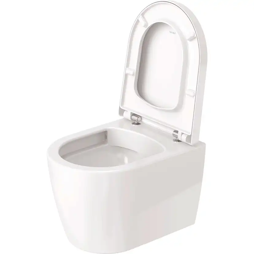Vägghängd Toalettstol Duravit ME by Starck Rimless 253009 inkl Toalettsits