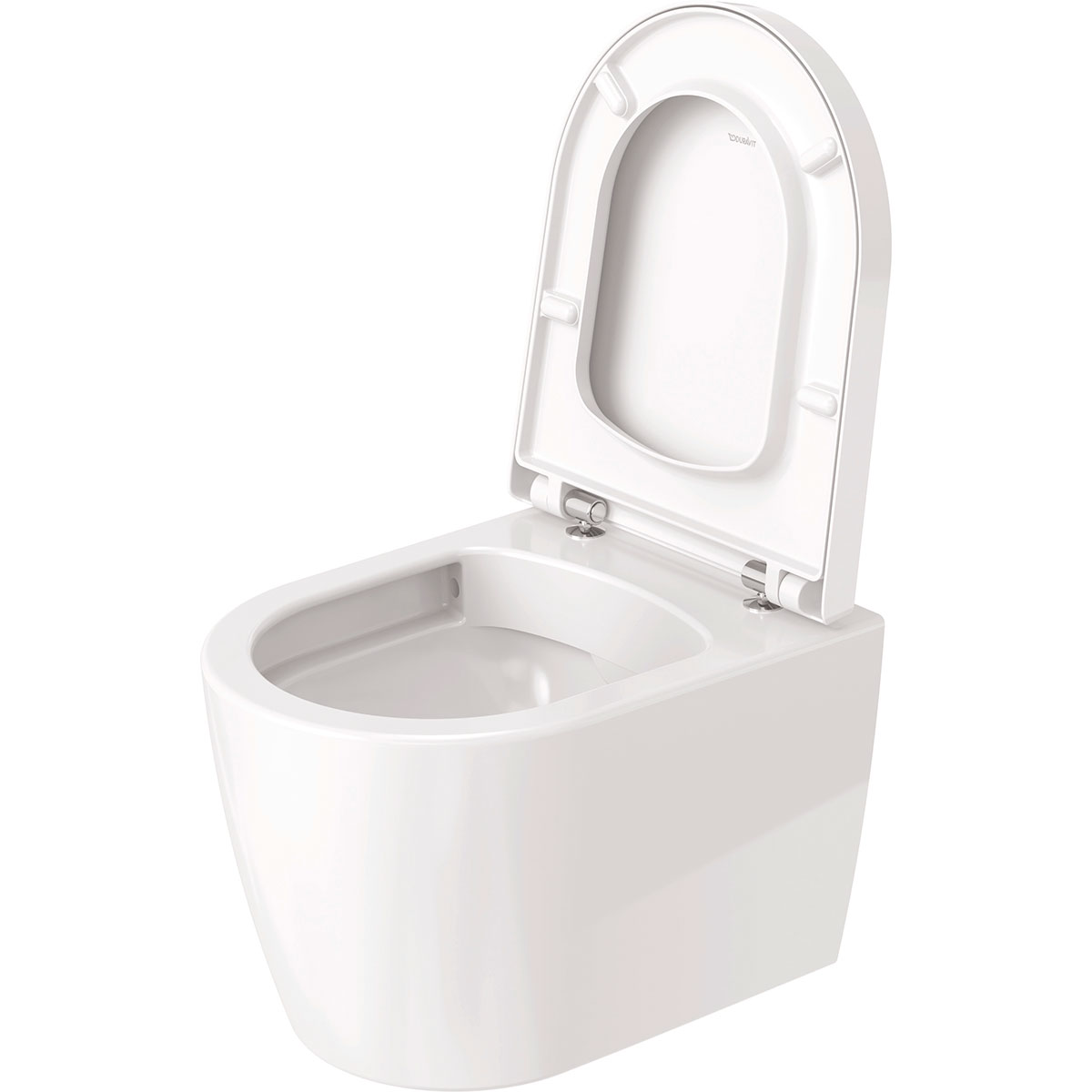 Vägghängd Toalettstol Duravit ME by Starck Rimless 253009 inkl Toalettsits