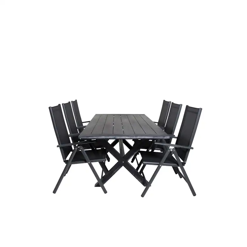 Matgrupp Venture Home Rossi 200 med 6 Bront Stolar