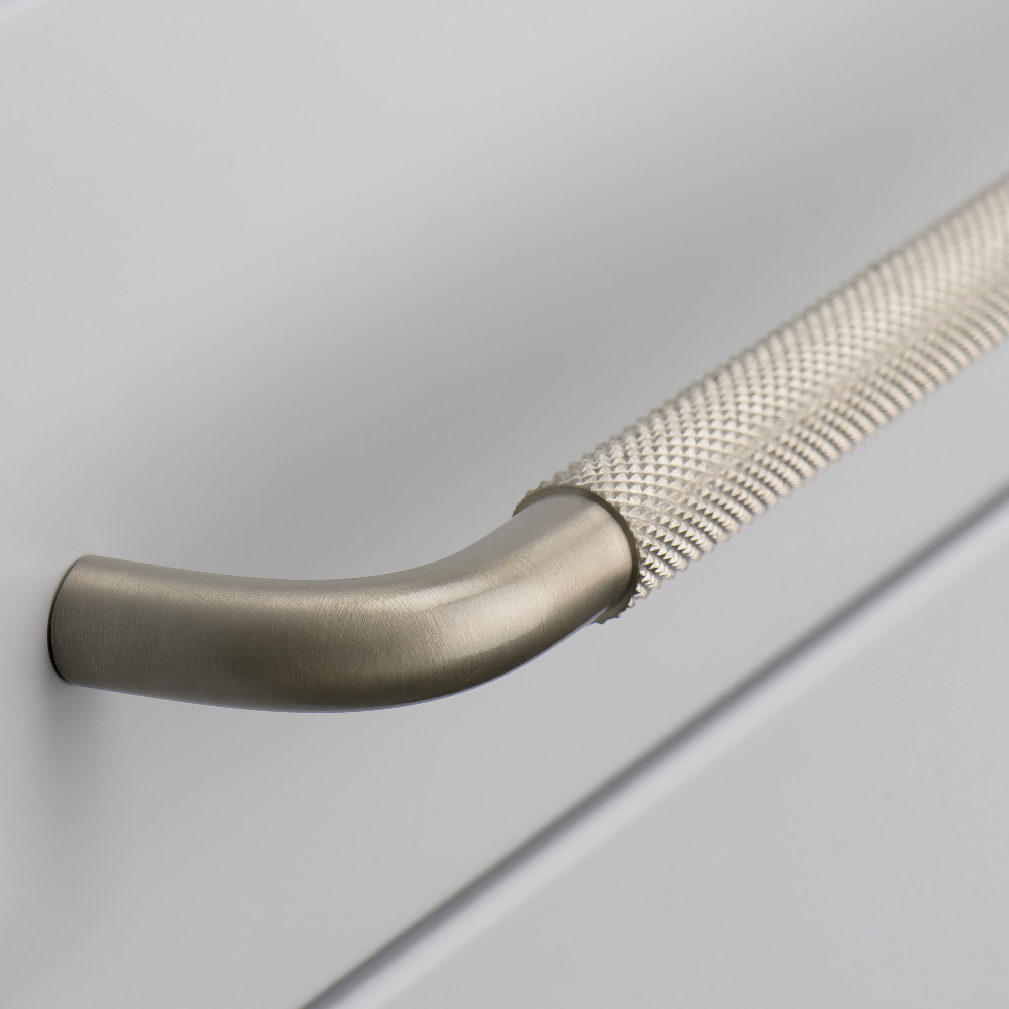 Handtag Helix-128 rf-look Rostfri look, L: 137 mm
