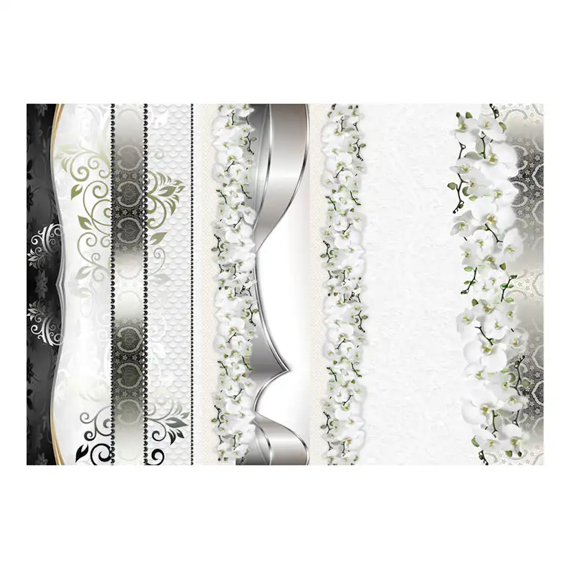 Fototapet Arkiio Parade Of Orchids In Shades Of Gray