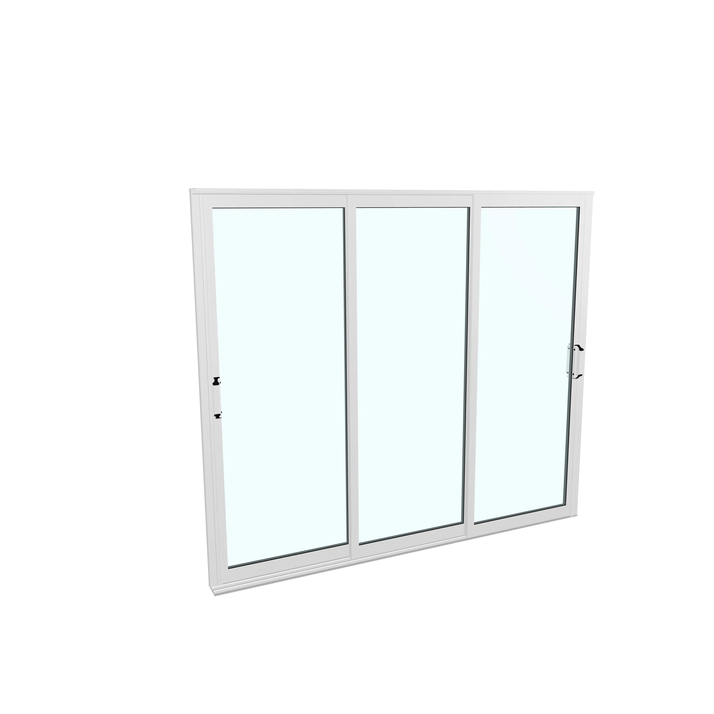 Landskap Skjutdörrsparti Robust B2300mm x H2000 - Vit Vår oc B2300 x H2000 mm - Vit