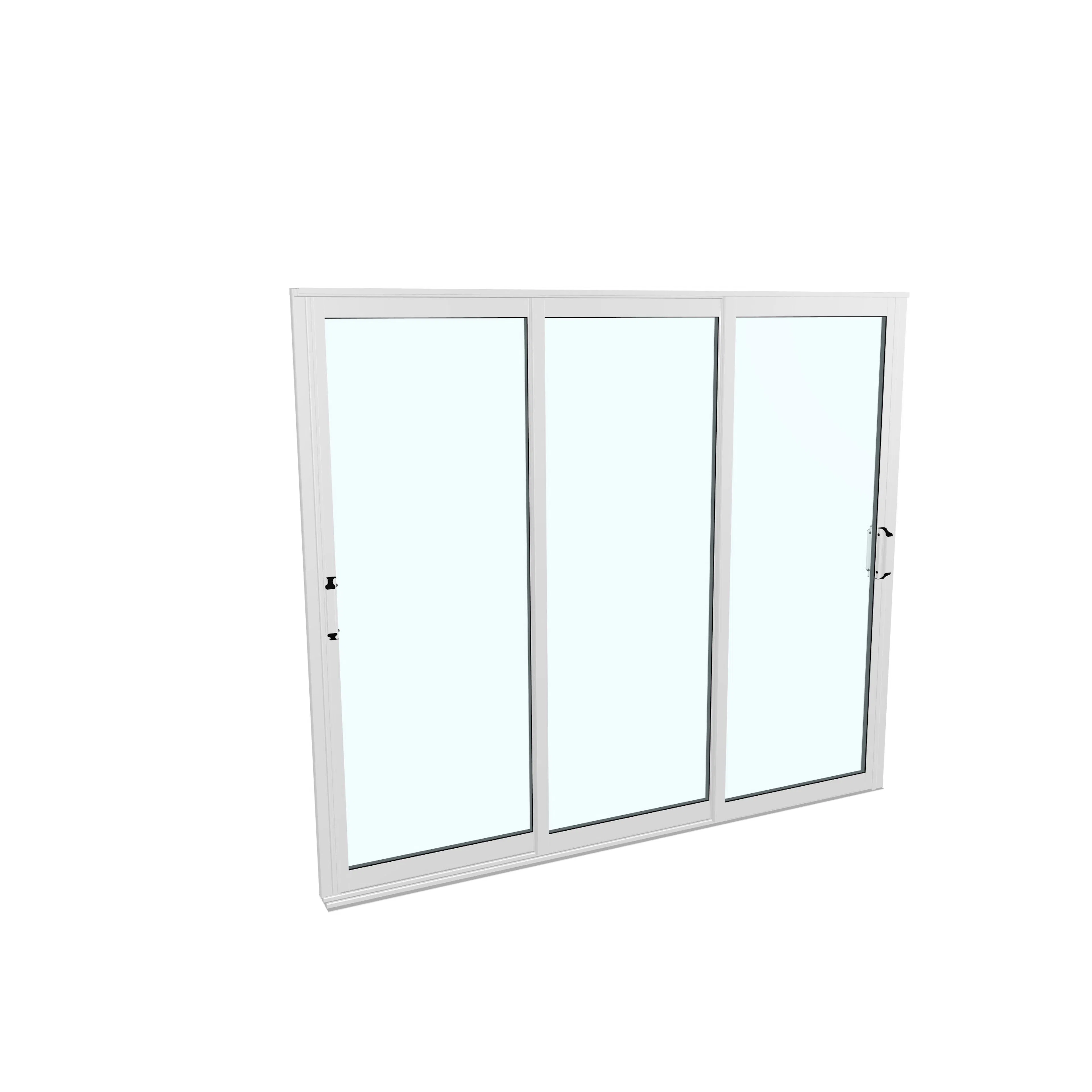 Landskap Skjutdörrsparti Robust B2300mm x H2000 - Vit Vår oc B2300 x H2000 mm - Vit