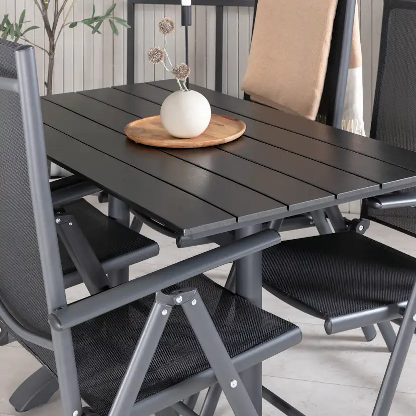 Cafégrupp Venture Home Dolly med 4 Bront Stolar