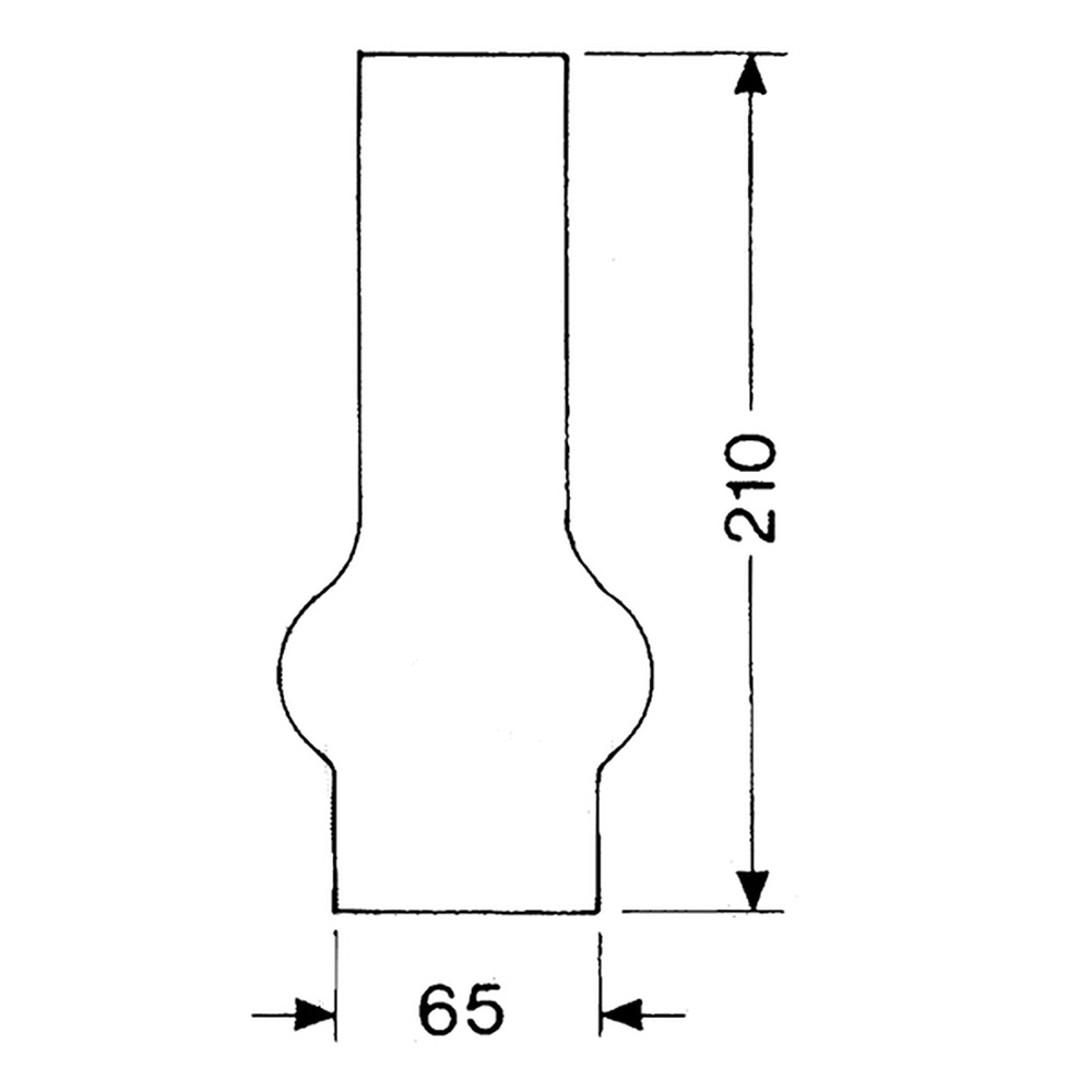 Lampglas Den Haan Dhr 2 X 210 Mm
