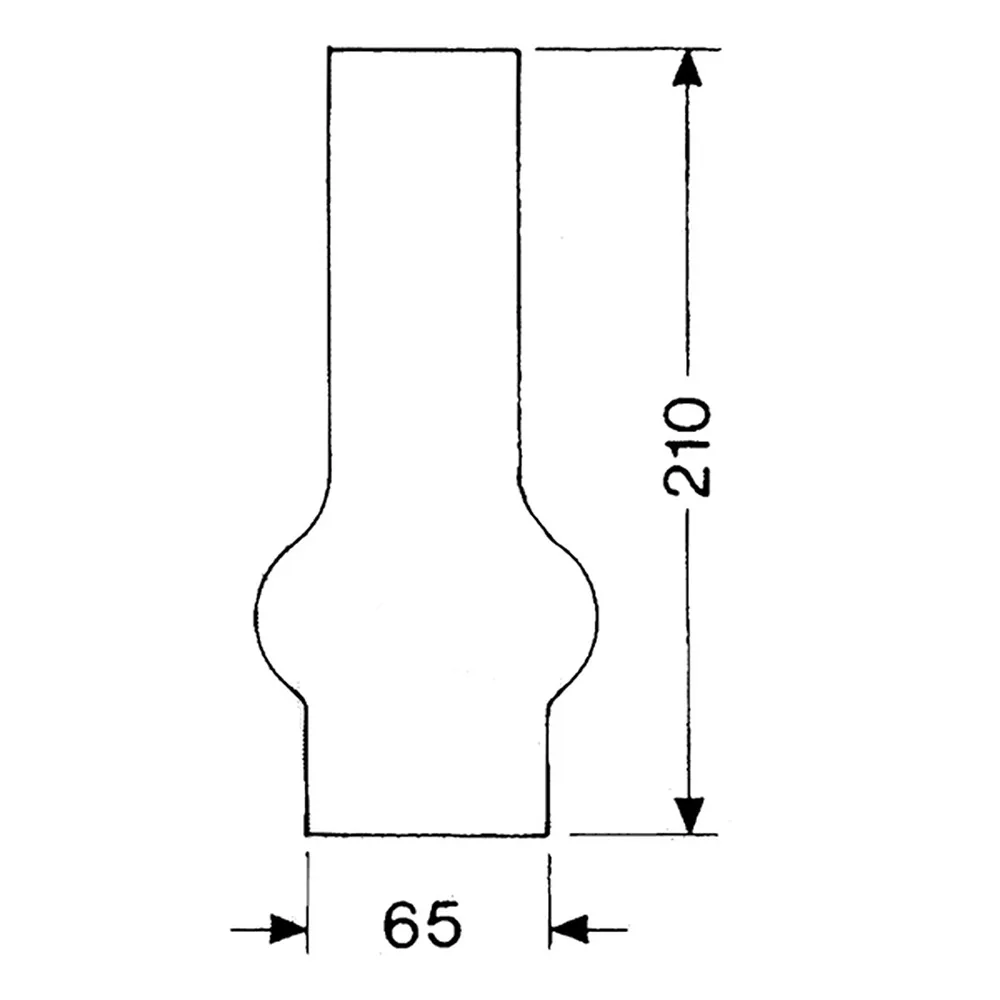 Lampglas Den Haan Dhr 2 X 210 Mm