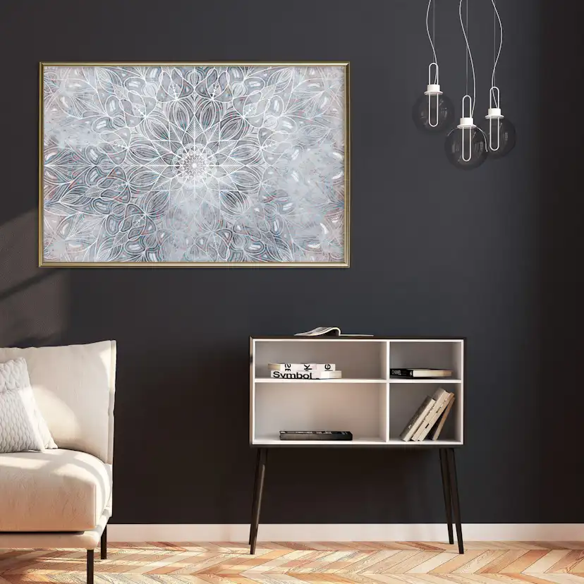 Poster Artgeist Affisch Blurred Mandala