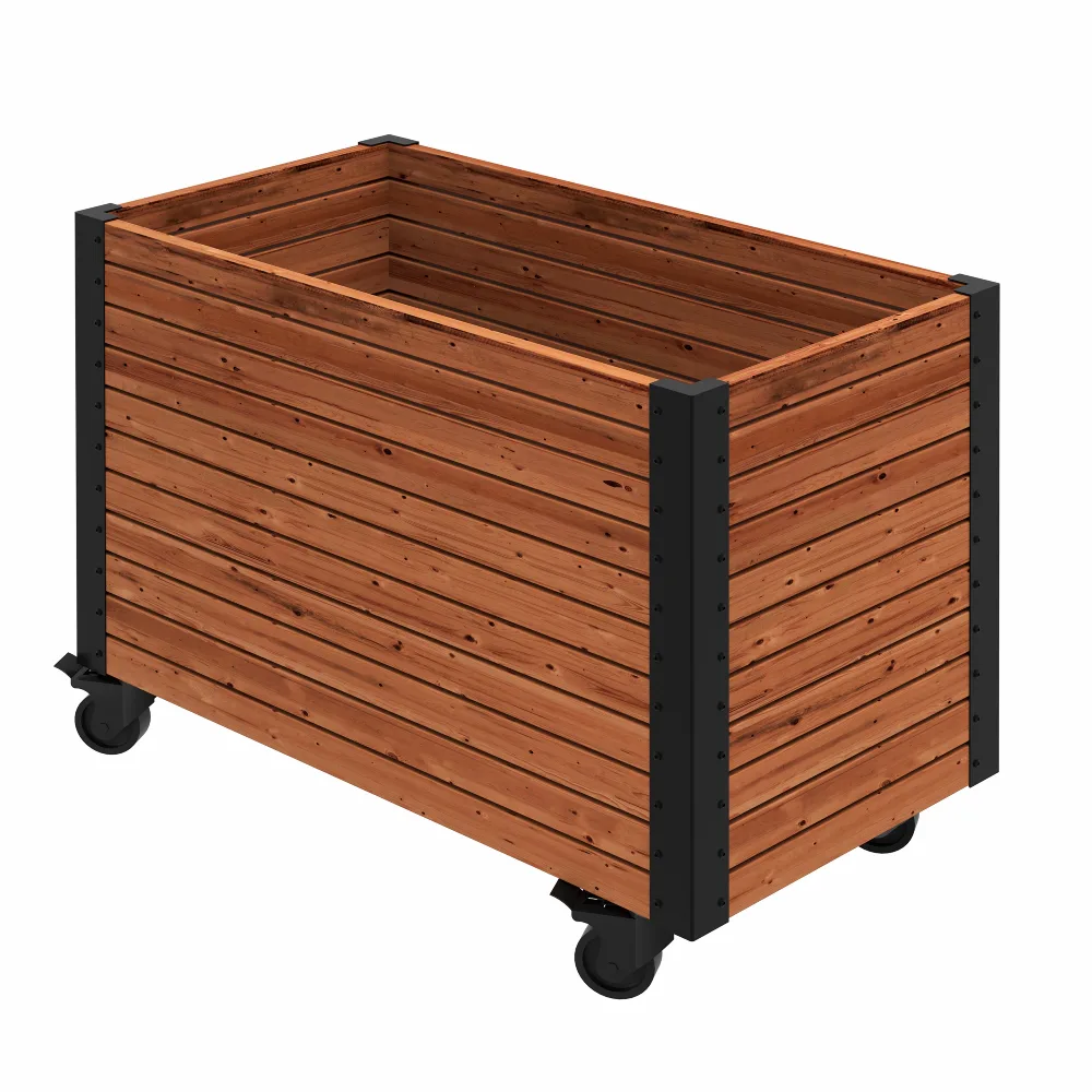 Planteringslåda PLUS Cubic Living med Hjul