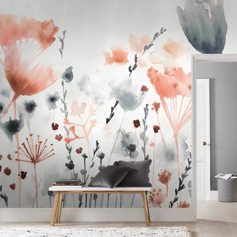 Fototapet Art For The Home Watercoloured Meadow 372x280 cm