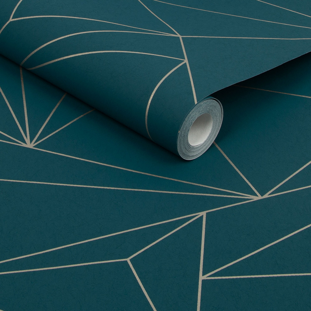 Tapet NEXT Scatter Geo Teal
