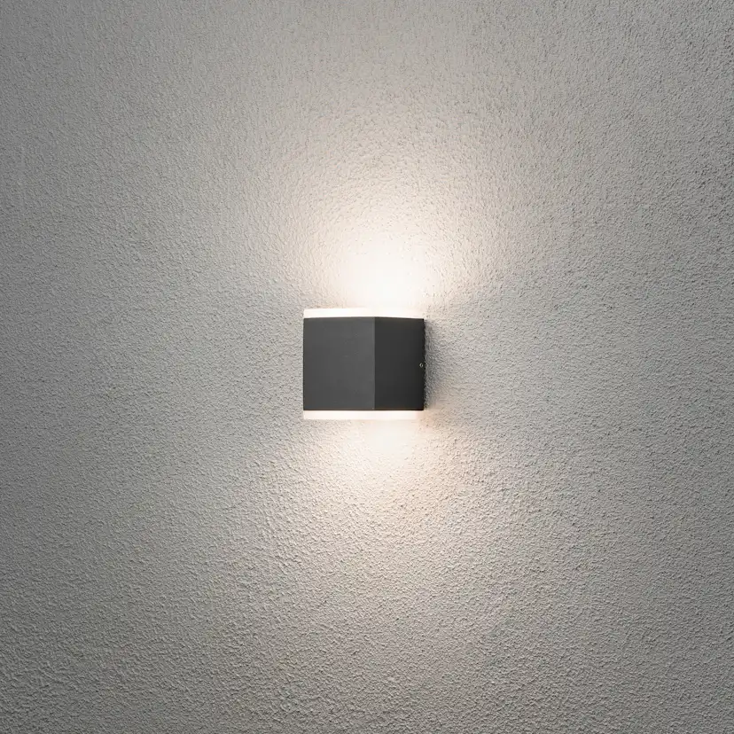 Vägglykta Gnosjö Konstsmide Monza Kub High Power LED