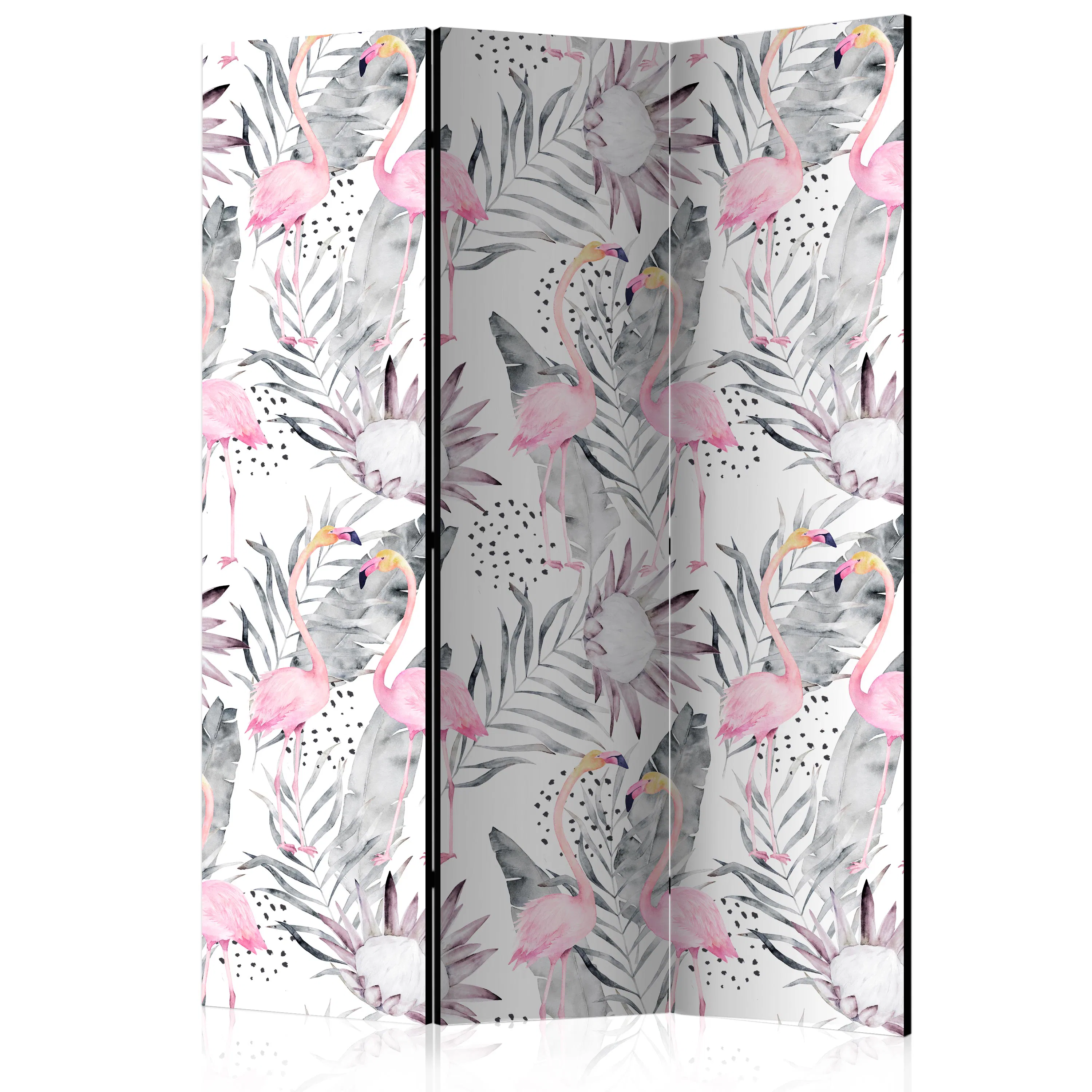 Rumsavdelare Skärmvägg Arkiio Flamingos And Twigs 135x172 cm