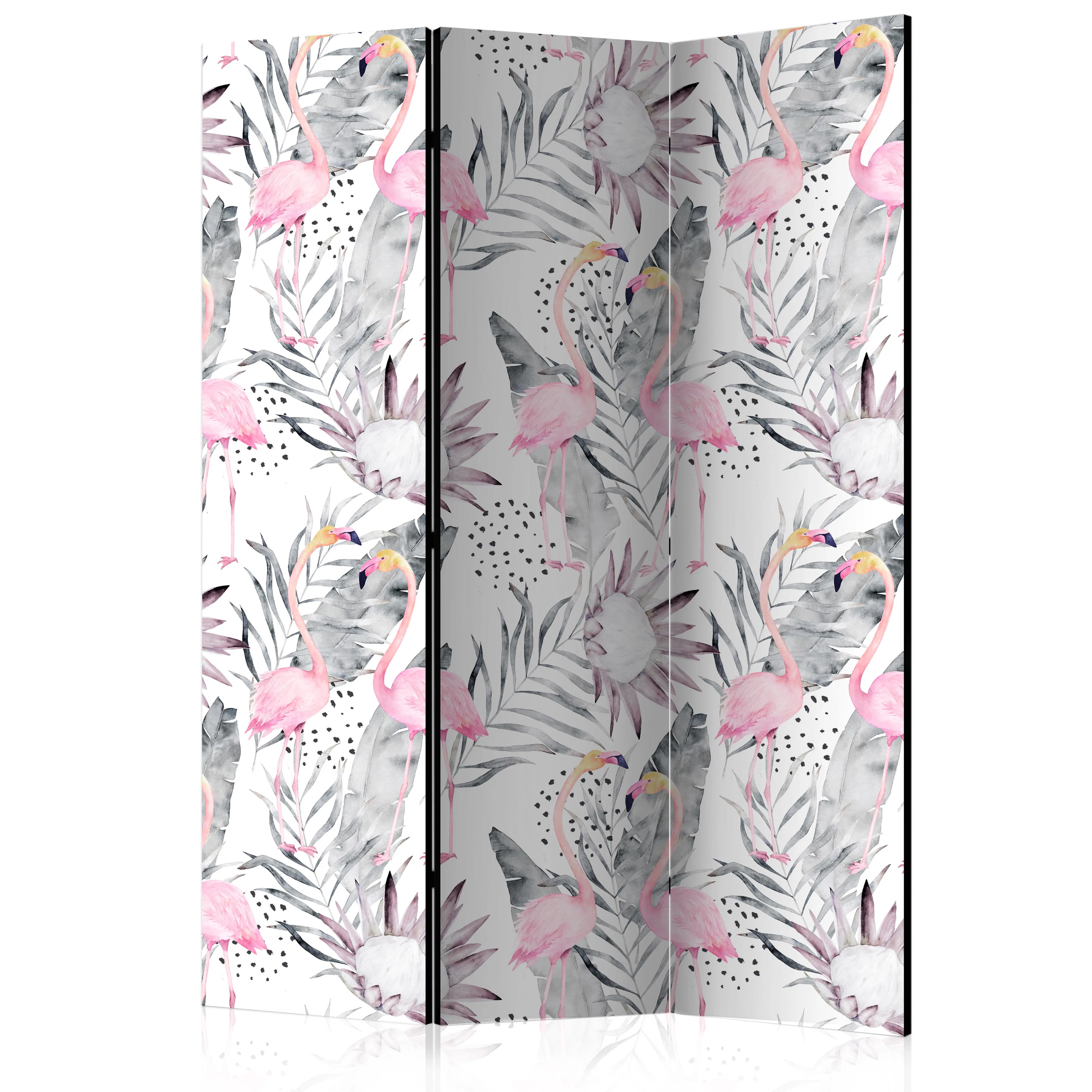 Rumsavdelare Skärmvägg Arkiio Flamingos And Twigs 135x172 cm
