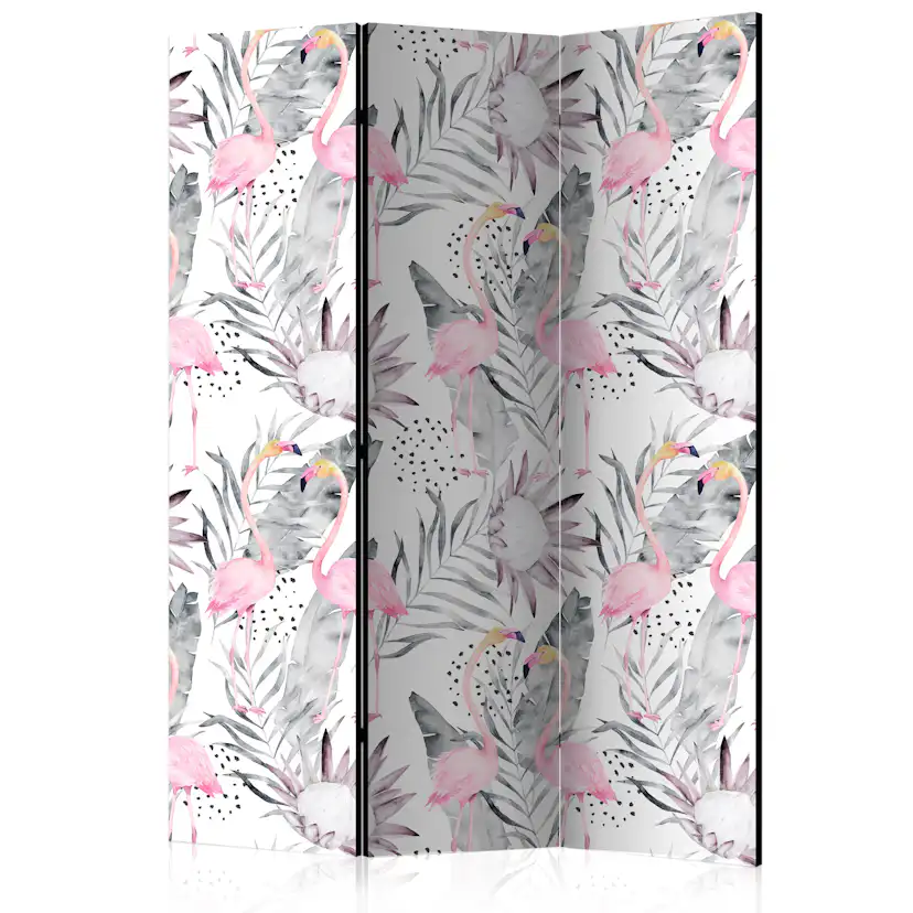 Rumsavdelare Skärmvägg Arkiio Flamingos And Twigs 135x172 cm