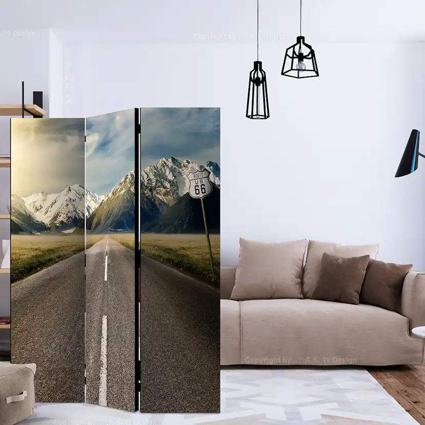 Rumsavdelare Skärmvägg Arkiio The Long Road 135x172 cm