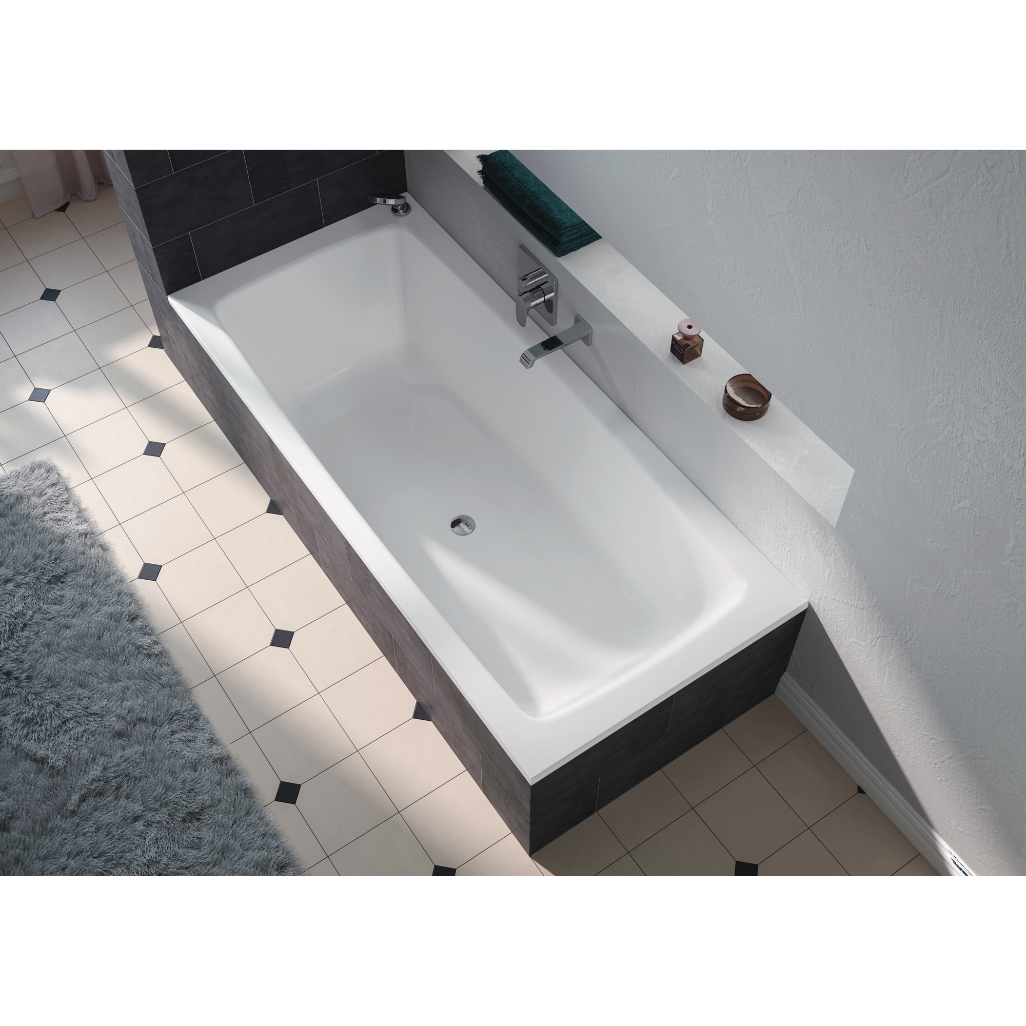 Inbyggnadsbadkar Kaldewei Cayono DuoxStorlek: 1800x800x400 mm, Färg: Alpine White