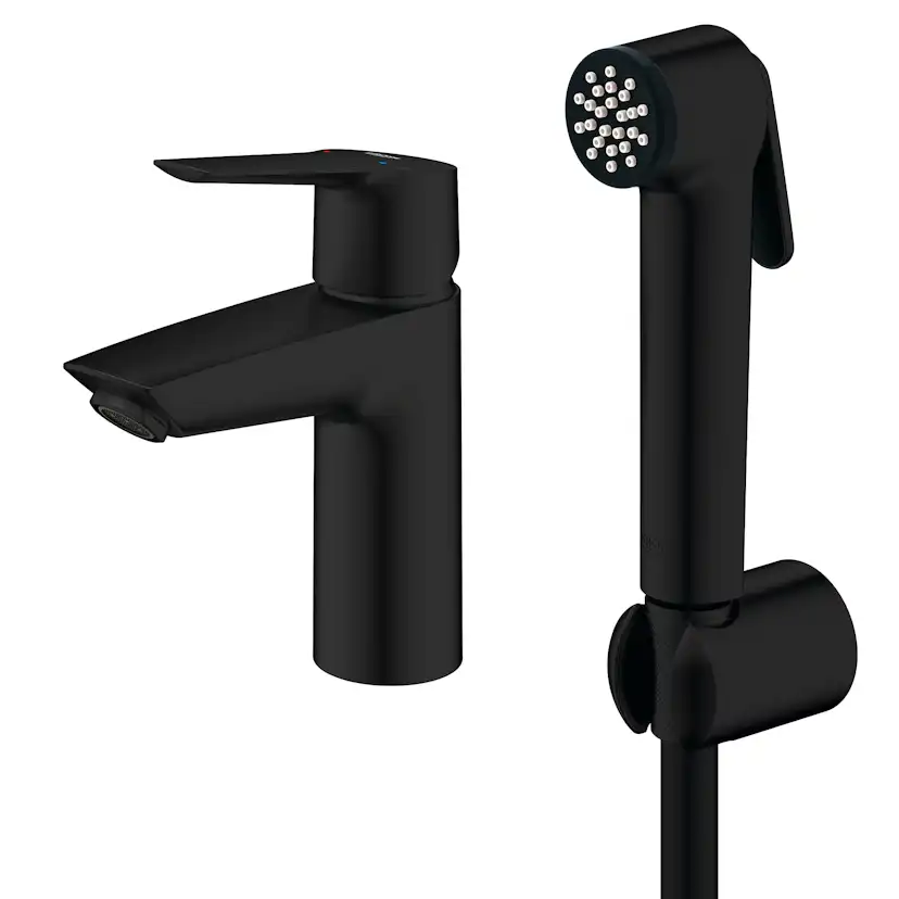Start Tv.blandare S Hygienica 5,0l DZR Mattsvart