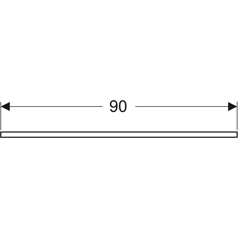 Ifö Vinta handdukshållare: T=90cm, Polerat förkromat 900 mm