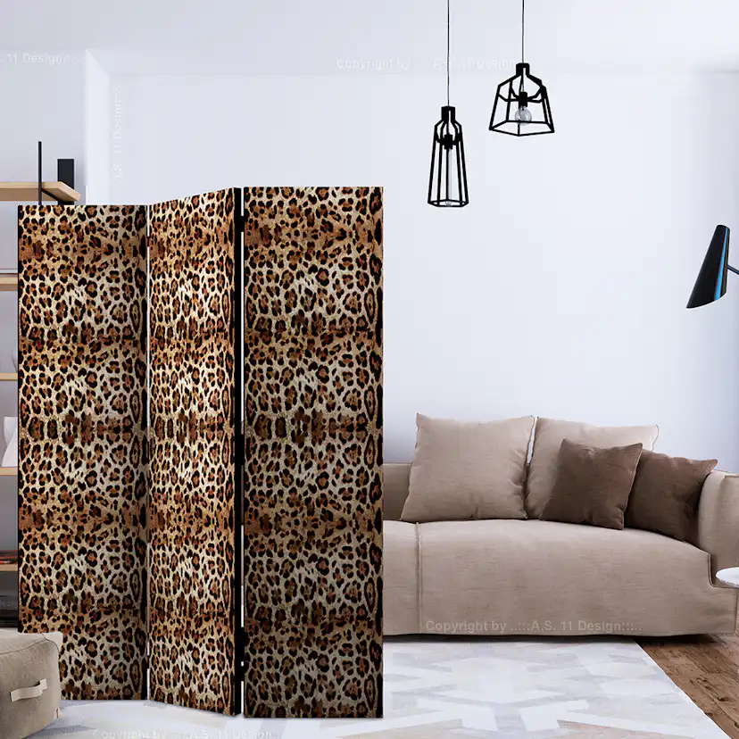 Rumsavdelare Skärmvägg Arkiio Animal Theme 135x172 cm