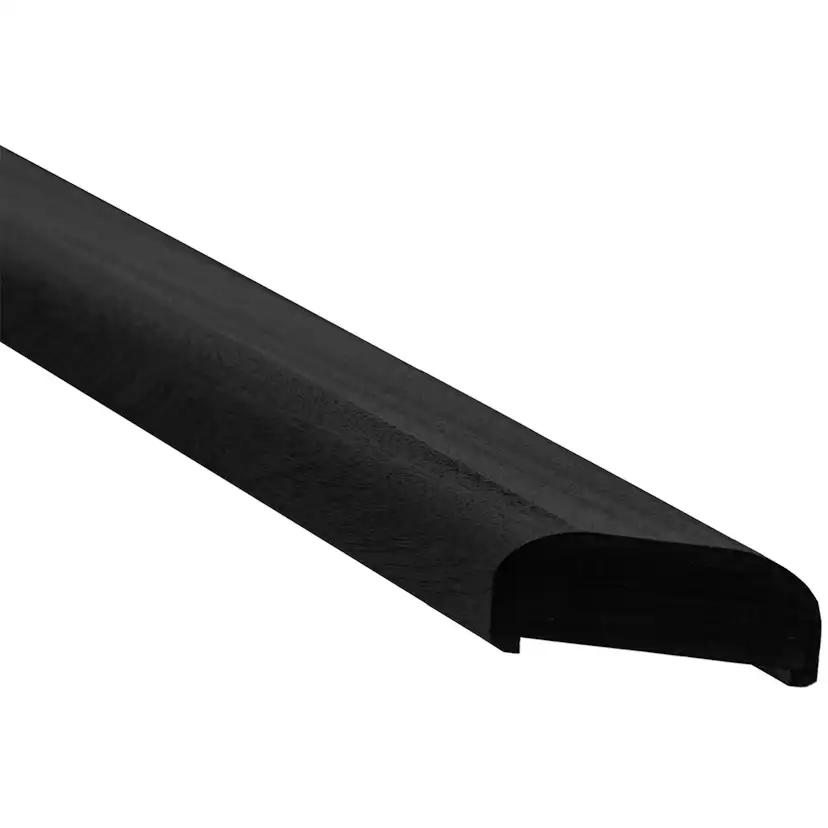 Handräcke PLUS Mahogny 197 cm, 45° Höger Svart