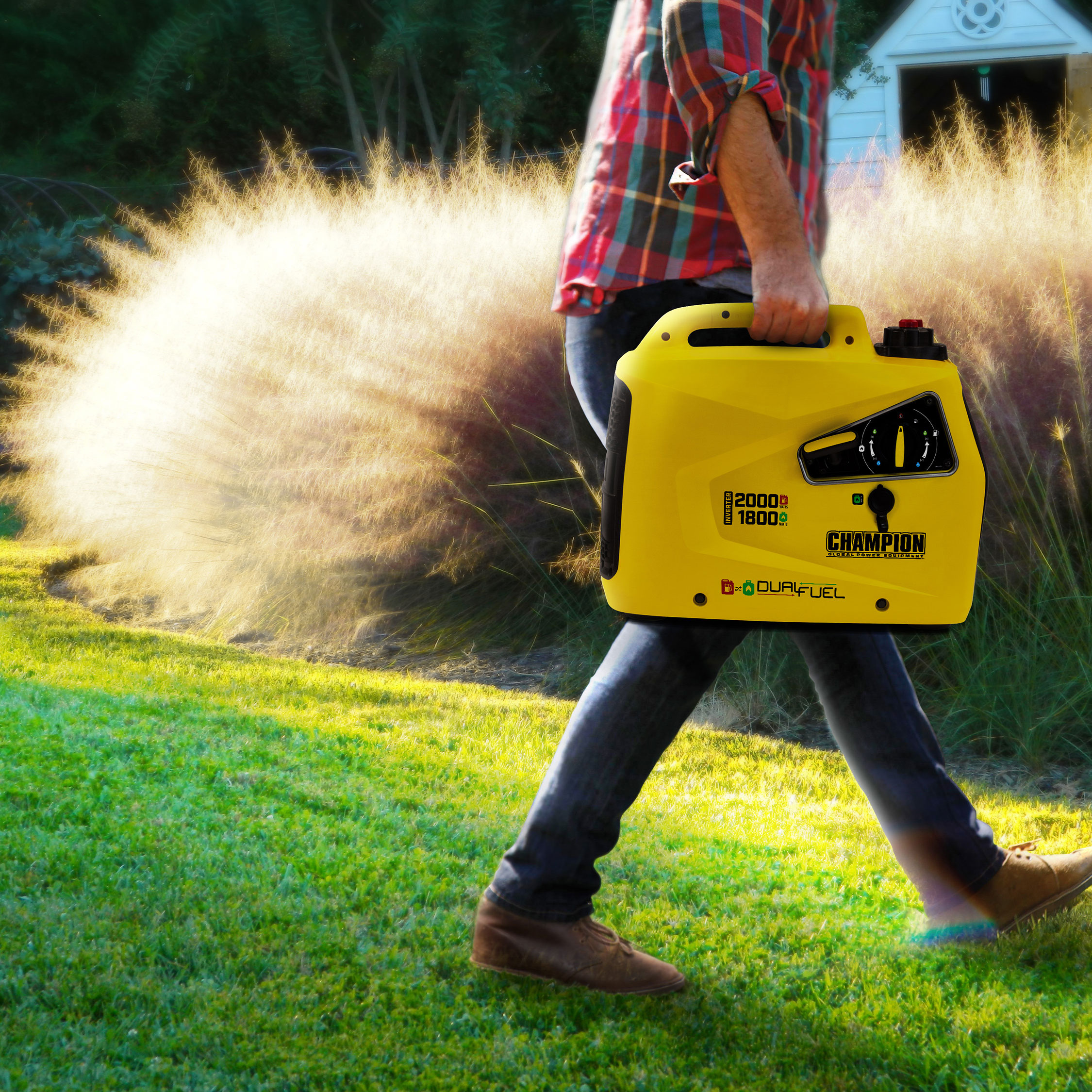 Inverterelverk Champion Generators 82001i 2kW Dual Fuel