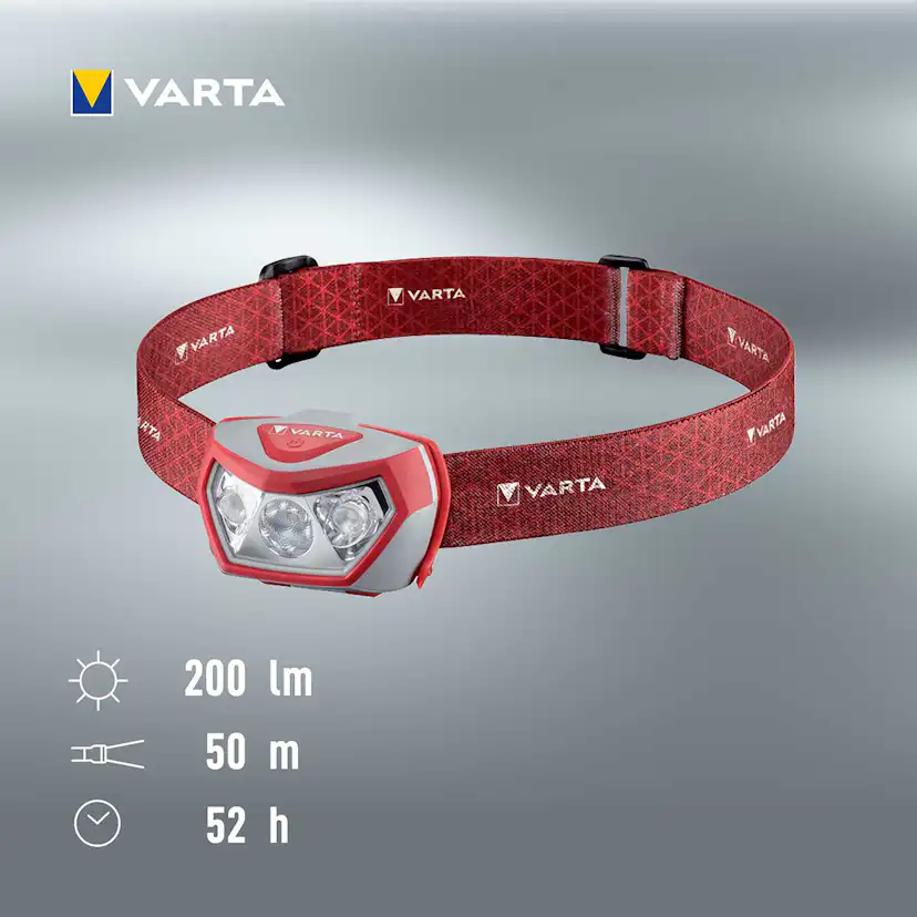 Pannlampa Varta Outdoor Sports H20 Pro Pannlampa 200 lm