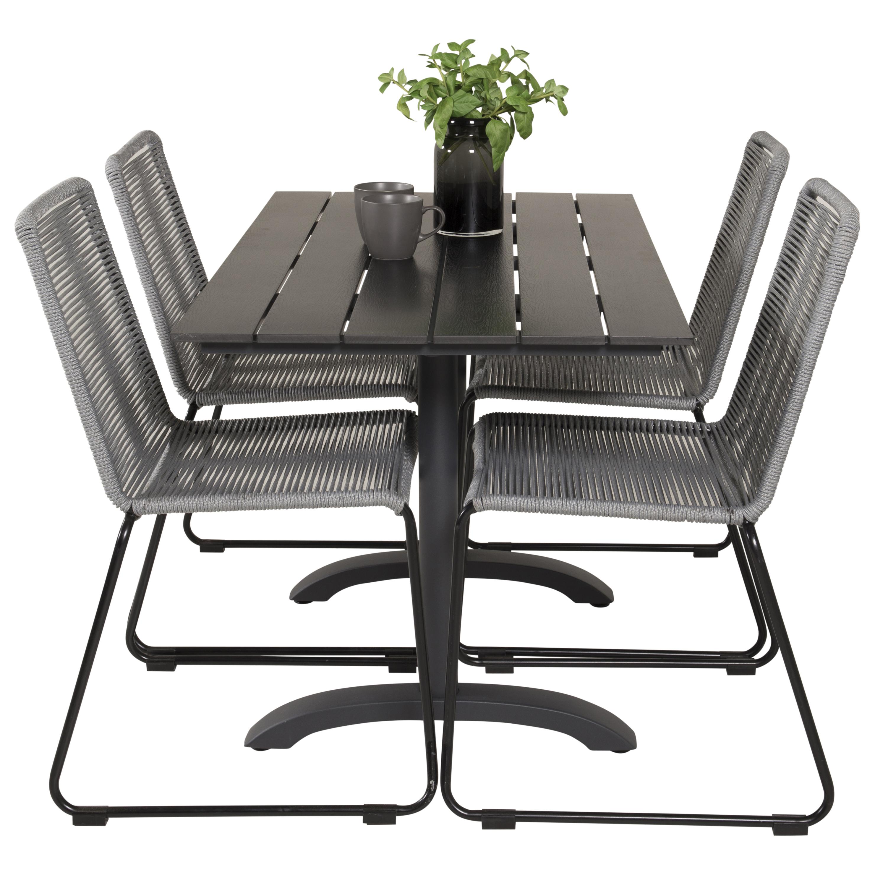 Matgrupp Venture Home Denver med 4 Lindos Stolar