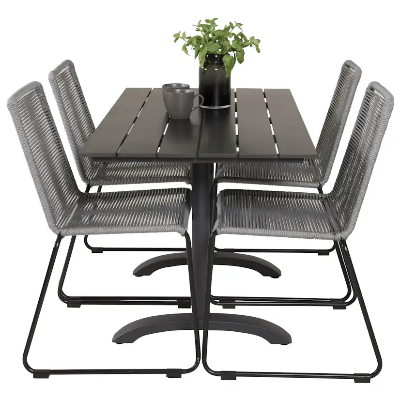 Matgrupp Venture Home Denver med 4 Lindos Stolar