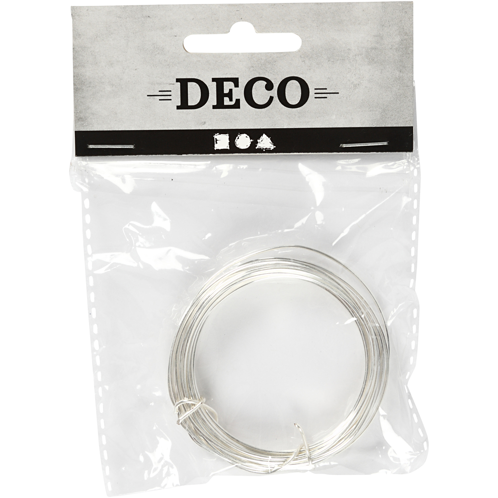 Metalltråd Creativ Company Försilvrad 4 m