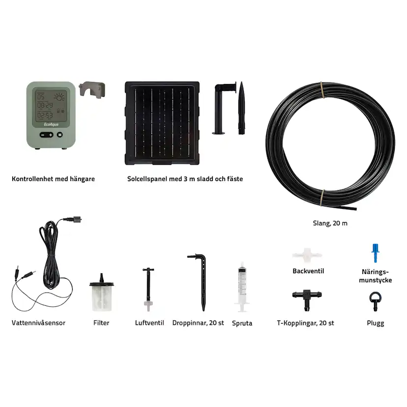 Droppbevattning Greenline N20/40 EcoAqua Automatiskt System