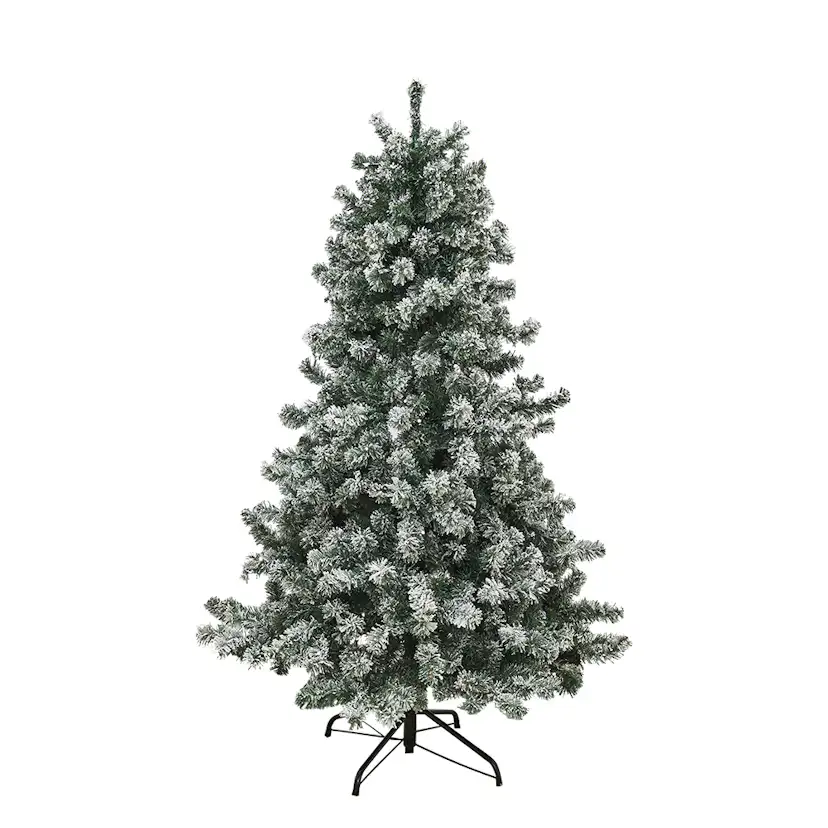 Plastgran Nordic Winter Frost med Snö LED