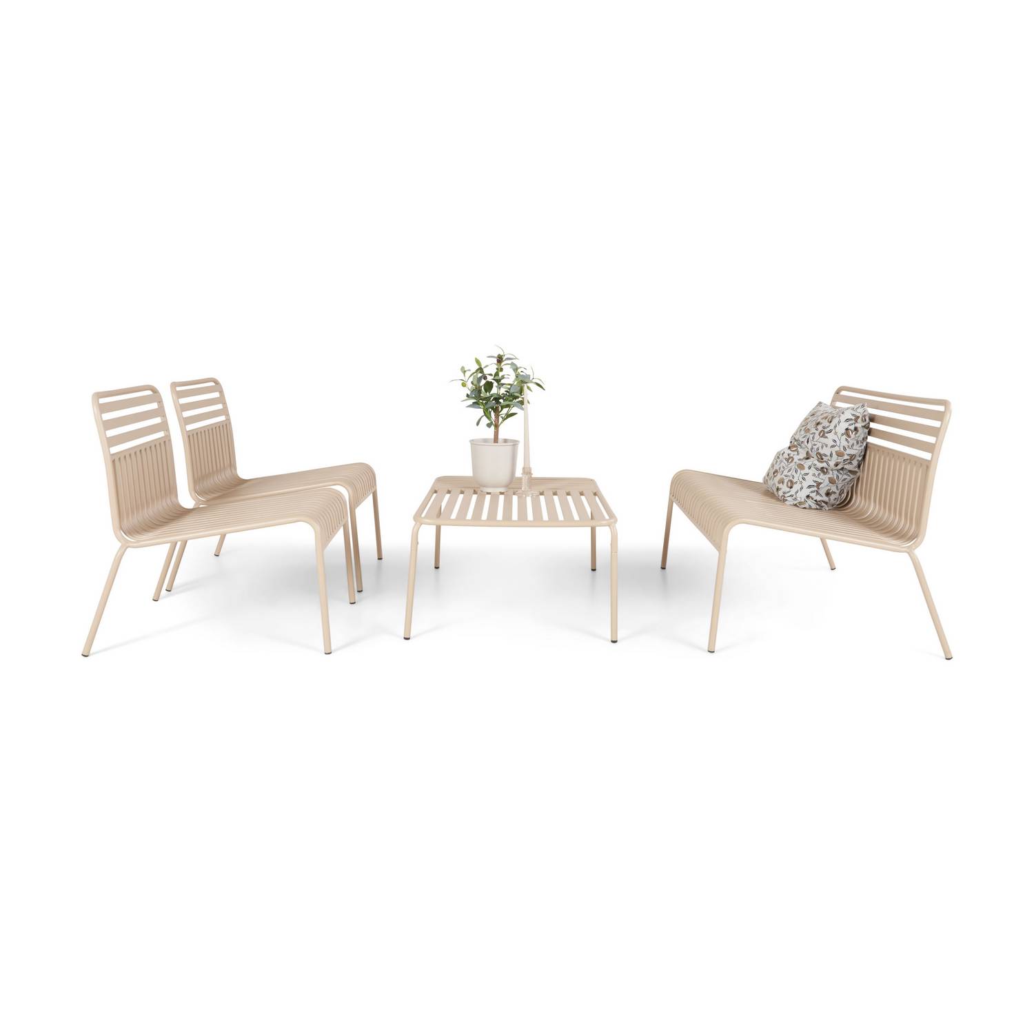 Loungegrupp Comfort Garden Jarva 4-sits Soffgrupp Utomhus i metall