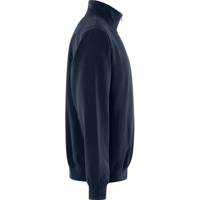 SWEATSHIRT KORT ZIP 1737 SWB Färg: Marin, Storlek: S