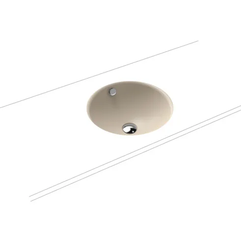 Tvättställ Underlimmad Classic Färg: Warm Beige 20, Bredd: Ø360 mm