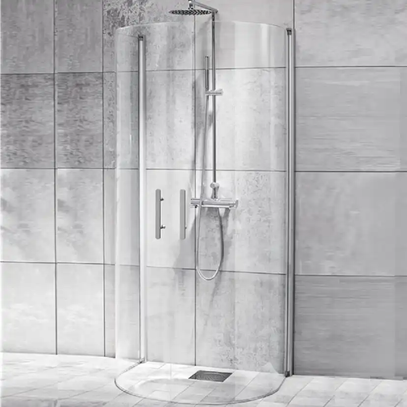 Alt U-Dusch 95 1 Vä+Hö Klar LxB: 800x950 mm